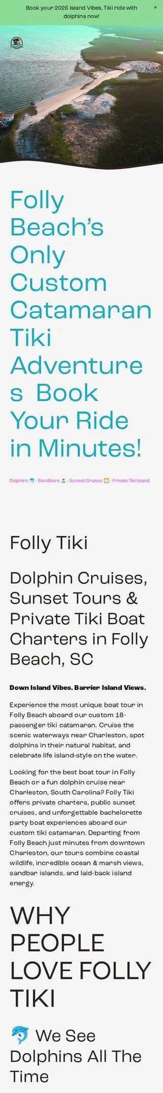Current mobile homepage: dense text, headline wrapping mid-word, no photos